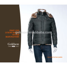 Coelho Fur Men Winter Jacket Top Design europeu 2017 Hangzhou Factory